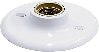 Plafonier Plafon Soquete Porcelana 100w Branco - Taschibra, E-27 SACO PLAST - Produto 4 mais recomendado com 4.6 estrelas