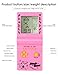 3.5-inch Large Screen Brick Game Console Building Block Game Racing/Tank Game Built-in 26 Classic Games Nostalgic Puzzle (Pink)
