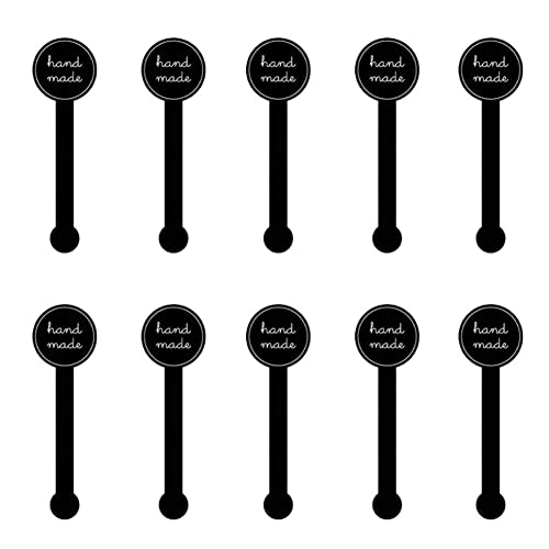 300 Piezas Autoadhesivas Regalo Pegatinas, Pegatinas de Regalo Hechas a Mano, Etiquetas Autoadhesivas Hechas a Mano, para Cajas y Bolsas