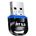 Produktbild Bluetooth Adapter 5.3 - USB EDR Bluetooth Stick für PC, unterstützt Windows 11/10/8.1 Bluetooth USB Dongle für Kopfhörer, Tastaturen, Lautsprecher, Laptops, Desktops, Plug & Play (Blau)