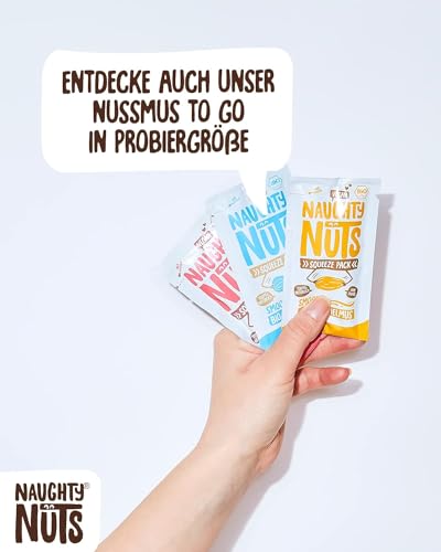 NAUGHTY NUTS Bio Haselnussmus Choco Crush | Vegane Schokolade | 100% Natürlich | Ohne Palmöl & Zucker | Ideal Als Topping Für Müsli | 250g
