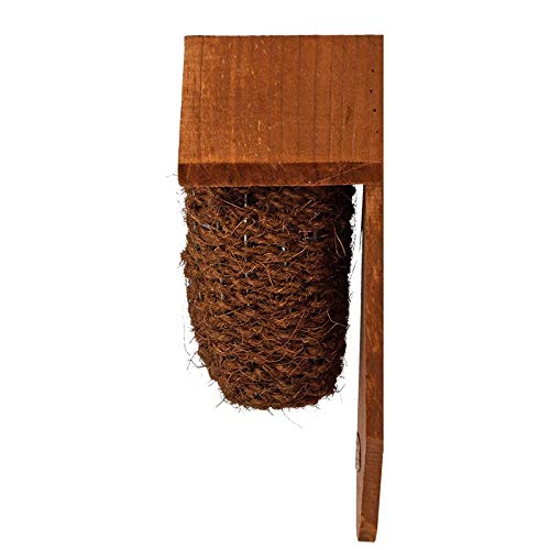 Garlivo Coconut Nest Box, brown, L 10,2 x B 15,2 x H 26,2 - Image 2