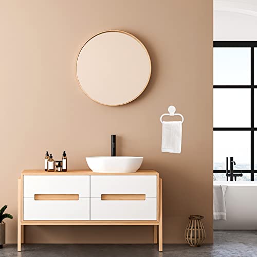Strong Adhesive Towel Ring Holder Shower Washcloth Hand Towel Hanger For Kitchen Bathroom #TOP7
