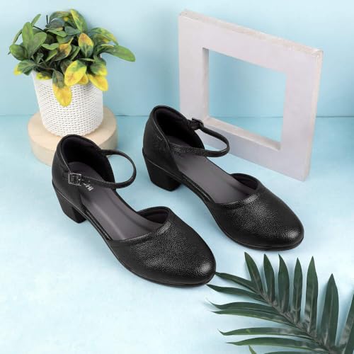 Image of Mochi Women Block Heel D'orsay Sandal