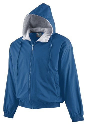 Image of Augusta Sportswear Unisex-Adult Hooded Taffeta Jacket /Fleece Lined