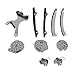 Engine Timing Chain Kit 4.7 L Compatible with Chrysler Dodge Jeep Durango Dakota Compatible With Ram 1500 Grand Cherokee 4.7L V8 GAS 1999-2008 9-0393SX