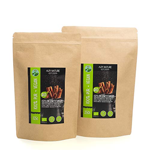 Biologische Ceylon kaneelstokjes (250g), van gecertificeerde biologische teelt, glutenvrij, lactosevrij, laboratorium… - Afbeelding 6