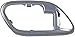 Dorman 91187 Interior Door Handle Bezel for Select Cadillac/Chevrolet/GMC Models, Chrome