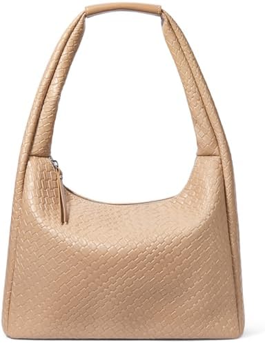 BOSTANTEN Purses for Women Woven Shoulder Bag Vegan Leather Hobo Designer Handbags