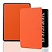 DayQiQiPu Caso per Kindle Paperwhite (5/6/7th Gen 2012/2013/2015, Model: EY21/DP75SDI) Custodia per eReader di Pelle PU Ultra-Sottile di Visione Multiplo Copertura Antiurto - Arancione immagine