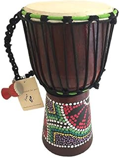 Djembe Drum Bongo Congo African Wood Drum - MED SIZE- 12