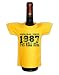 Produktbild Geburtstagsgeschenk für Jubelare - ausgefallenes Mini Flaschen-T-Shirt: Original since 1987 The real king