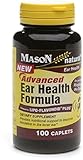 Mason Natural Advance Ear Health Formula Bioflavonoids Plus 100 Caplets per Bottle Pack of 3 Total 300 Caplets