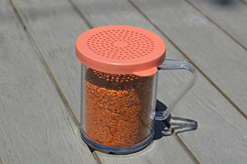 Cambro Camwear 10 Oz Shaker/Dredge W/ Medium Ground Lid #TOP2