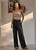 AVICHIC Women's Linen Pants Wide Leg Dressy Casual... #4