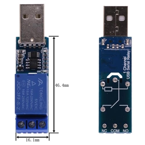Relais USB 5V LCUS-1 commutateur de commande intelligent CH340 convertisseur PCB 10A 5PCS
