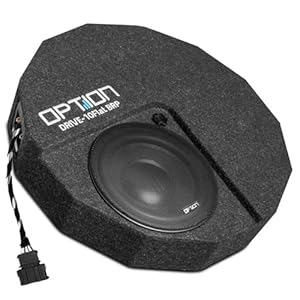 Option Subwoofer Kit kompatibel mit Cupra Formentor (Facelift, Baujahr ab 2024, mit Sennheiser-Soundsystem ab Werk) Plug & Play Reserverad-Subwoofer
