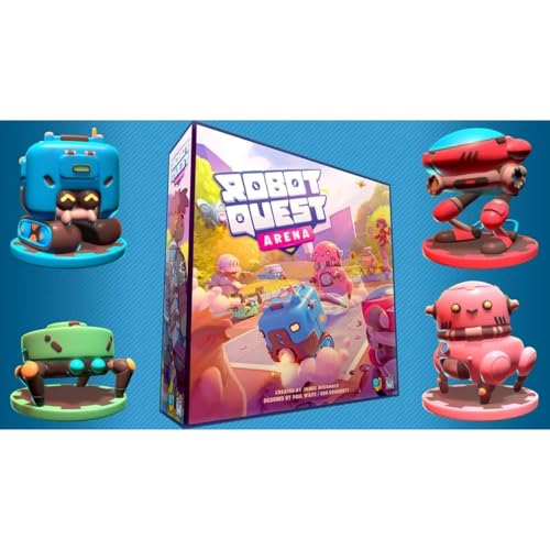 Robot Quest Arena juego de mesa Deckbuilding miniatura 4