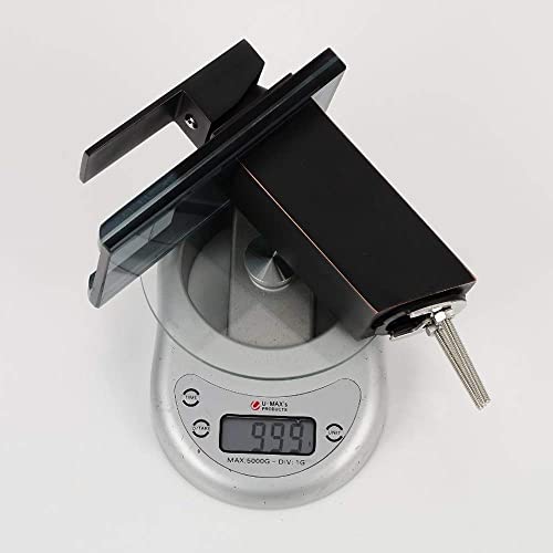 Robinet d'évier de cuisine anti calcaire noir et verre durable