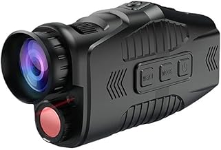Videocamera notturna digitale QHD da 2,5 K con zoom 5X e infrarossi senza bagliore, raggio di osservazione 299,9 m con illuminatore regolabile da 850 nm, monoculare compatto per caccia, fauna