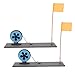 Portable 2pcs Ice Fishing Flag Marker Rod Automatic Winter Fishing Gear Stable Flag Marker Rod for Ice Fishing