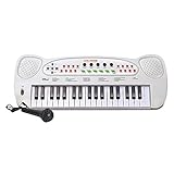 Teclado Piano Musical Com Microfone 8 Ritmos Dm Toys, DM Toys