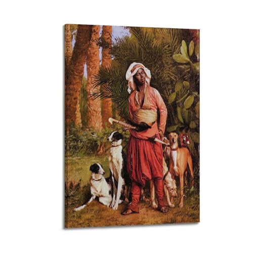 Poster Maître des chiens par Jean Léon Gérôme pour habiller un grand mur vide de 60x90