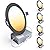 Ensenior 4 Pack 6 Inch LED Recessed Light, Dimmable, 2700K-5000K 5CCT, 1200LM High Brightness, 12W 120V, Damp Rated, Ultra-Thin Canless Wafer Light, Black - ETL & FCC & IC