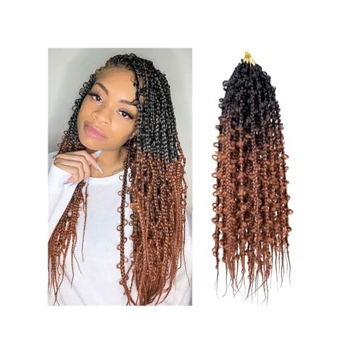 Ponytail, 24" Synthetic 6 - Pack Prelooped Box Braids Crochet