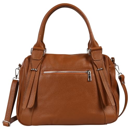 Sac à bandoulière en cuir OTT855UC6 chic marron intemporel