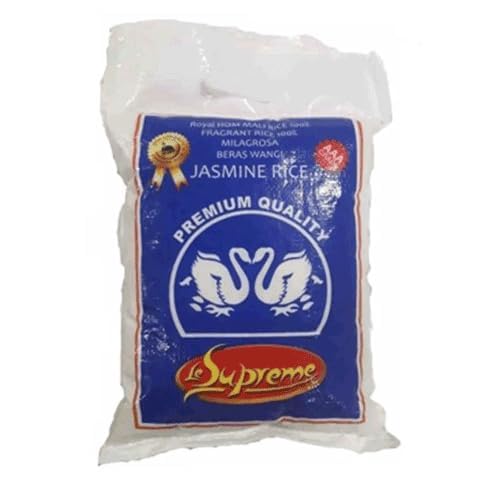 Le Supreme Jasmine Rice 5kg | Premium Quality Long Grain Rice | Ideal for Daily Cooking