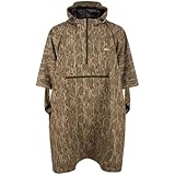 Drake Waterfowl El' Poncho (DW0293-006) | Compact Lightweight Waterproof Ripstop Camouflage Tactical Rain Poncho with Adjustable Hood | Packable Emergency Tarp for Hunting & Camping