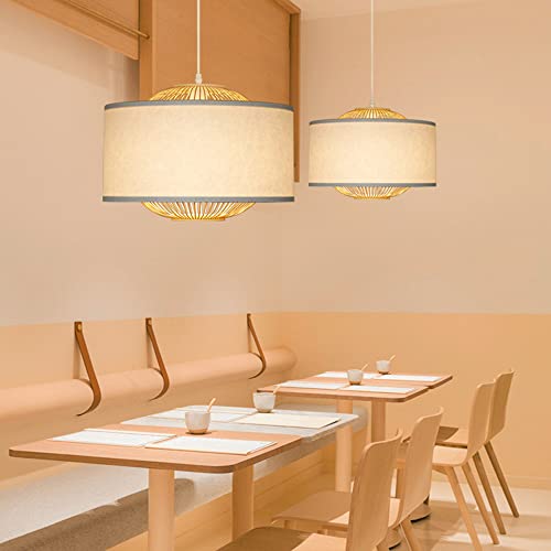 Suspension Sud-Est tressée main lustre rotin chic réglable - 4