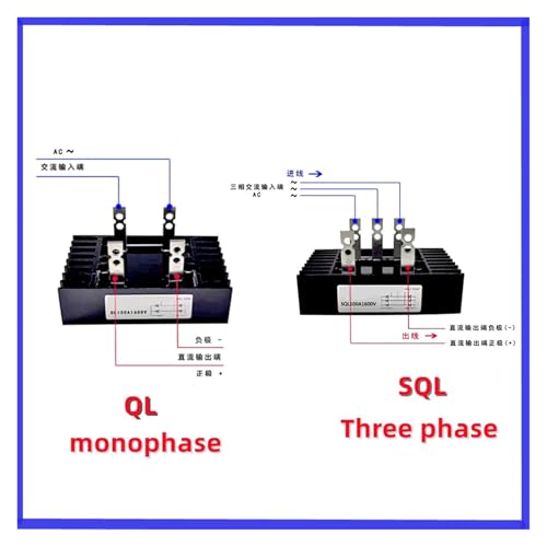 Pont redresseur QL100A 1600V monophasé pour la conversion de courant alternative en continu - 2