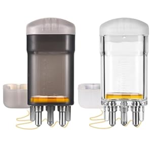2 Stuks Haarolie Applicator, Snelle en Efficiënte Haarolie Dispenserborstel Wortelkam Applicatorfles voor Haarolie Hoofdhuid Applicatorkam Massager voor Haarolie en Dunne Haarserums
