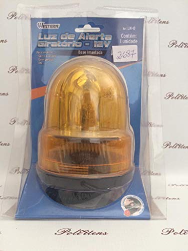 Luz De Alerta Giratório Giroflex 12V Ln-0 Western