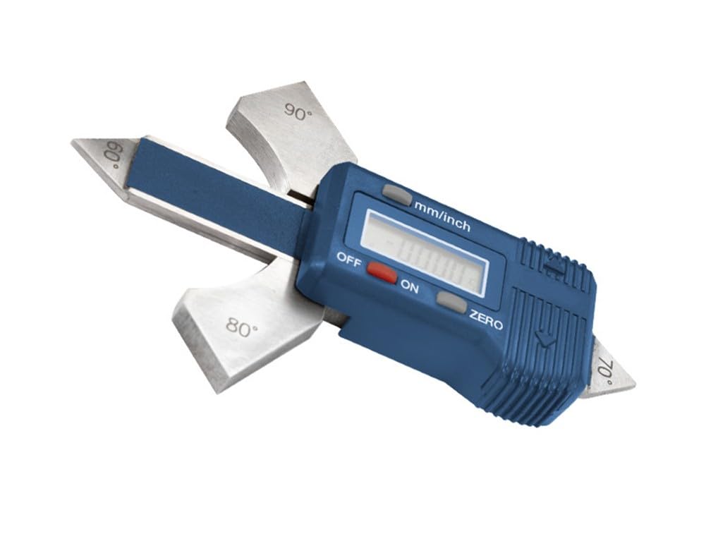 Cyfrowy miernik spawalniczy 20 mm z wyświetlaczem LCD do kontroli zaokrągleń szwów, dokładność 0,01 mm