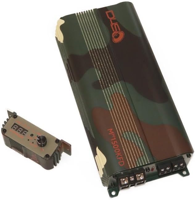 Down4Sound MM1500KFD Mini Maxx Camo 1500W RMS Mini Full Bridge Monoblock Car Audio Amplifier