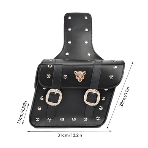 Sac de selle avec matériau étanche et sangles réglables pour gants - 2