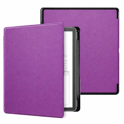 Image of ProElite Case Cover for Kindle Scribe 10.2 inch Case, Slim Smart Flip case Cover for Amazon Kindle Scribe 10.2 inch with Pen Holder, Purple