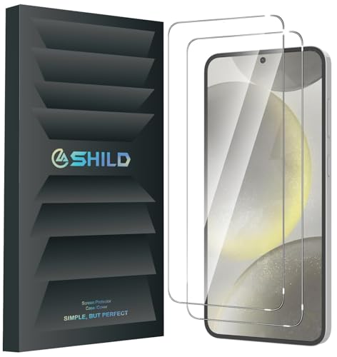 Image of SHILD (2 Pack Perfect-Fit Tempered Glass Screen Protector for Samsung Galaxy S25 Plus | Easy Installation, Military-Grade Protection, Ultra Tough, Anti-Scratch