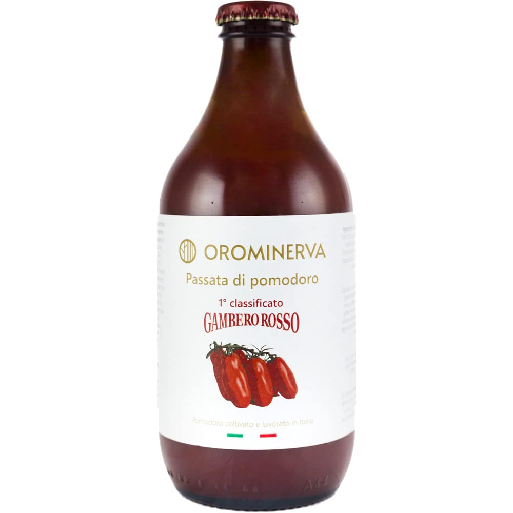 OROMINERVA - Passata di pomodoro artigianale 330 g - Confezione 12 pz