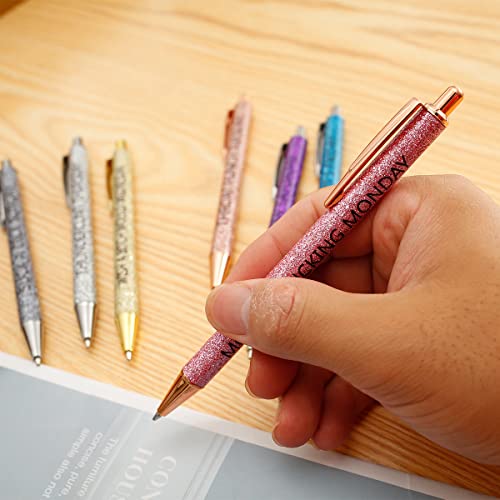 NEMTMCUA 7 canetas divertidas, conjunto de canetas esferográficas divertidas, conjunto de canetas di