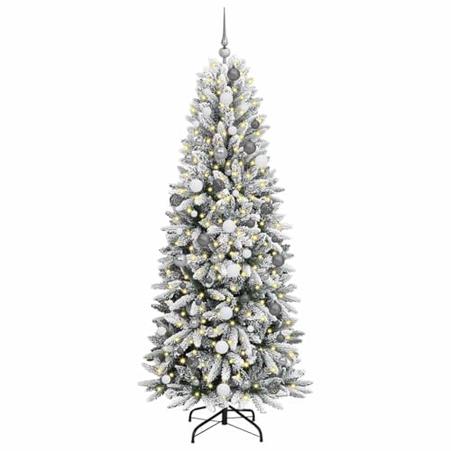 Árbol de Navidad artificial 210 cm con luces LED GeenYuu para exterior 3