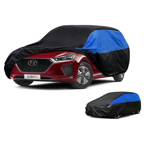 Hyundai Car Cover Custom Fit Hyundai Ioniq 6 Waterproof All Weather, Lightweight Full Exterior Cover for Automobiles Outdoor Sun UV Rain Dust Snow Win