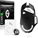 SensoryBoost Rush Glass Glides Set for Logitech G502 Lightspeed - Ultra Fast & Gentle, Polished, Rounded Edges, Enormous Durability - Replacement Mouse Feet, Skates - Gaming Mouse Accessories