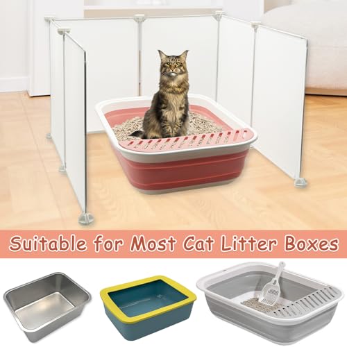 Protector para Arenero de Gato Extra Grande Blanco miniatura 4