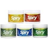 Spry Fresh Natural Xylitol Chewing Gum Dental Defense System Aspartame-Free Sugar Free Gum (Variety