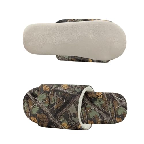 Open Toe Slippers, Brethable Cozy House Slippers Anti Skid Bedroom Shoes for Women Men4