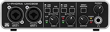 Pro Series Behringer UMC202 USB Audio/Midi aray z  [1] serisi kontrol edilmi tir